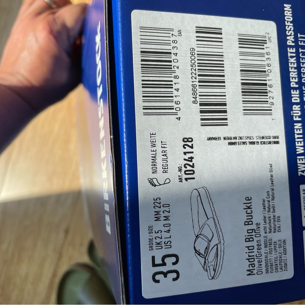 Birkenstock Olive Madrid big buckle 35 - Picture 3 of 3